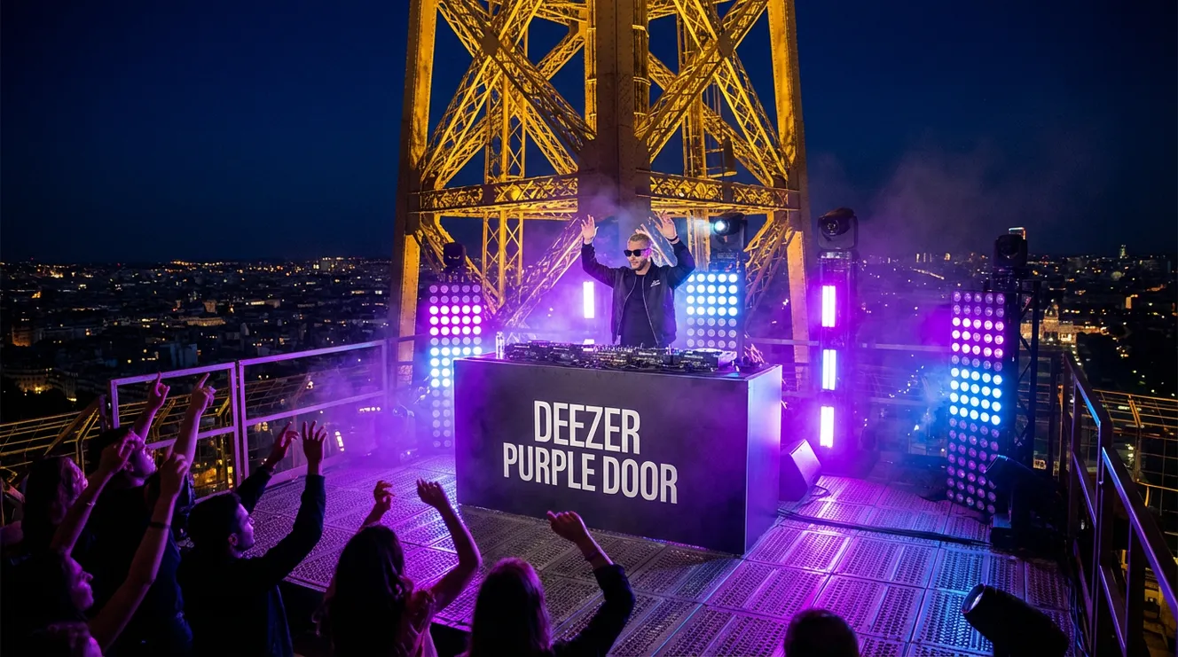 DJ Snake in an exclusive concert at the Eiffel Tower with Deezer - Dj Pulse