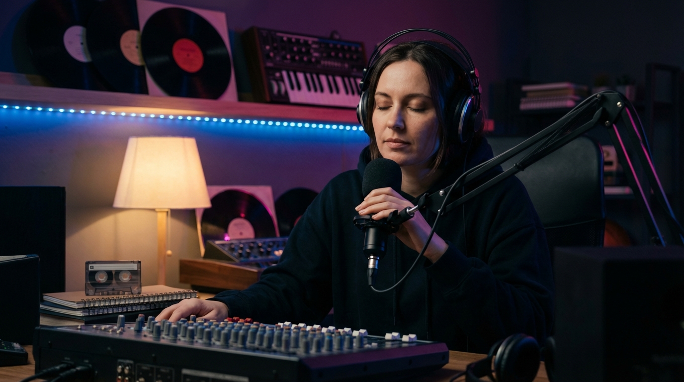 Anja Schneider in studio