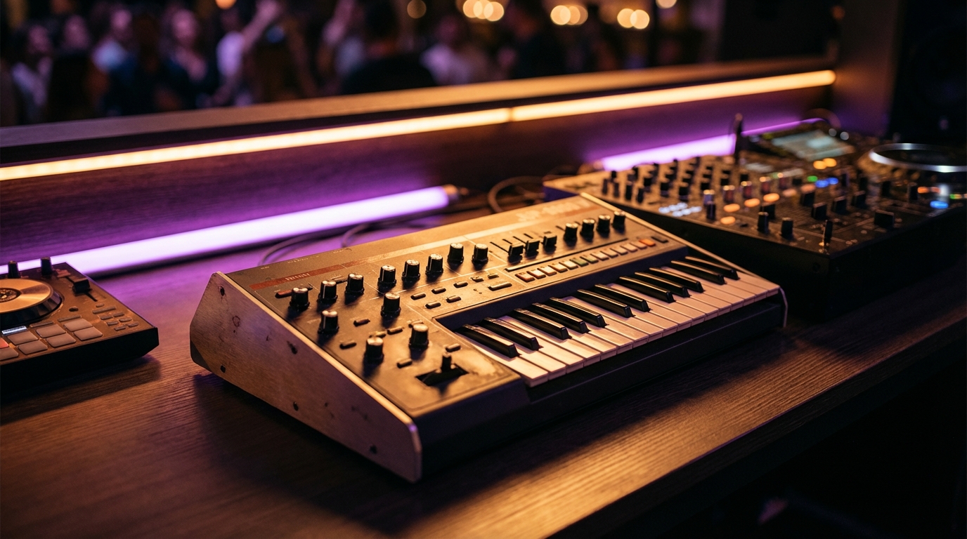 Arturia Jup-8000 V in a DJ setup