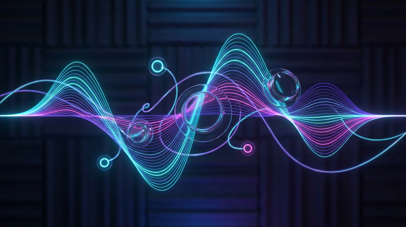 Abstract audio plugin waves