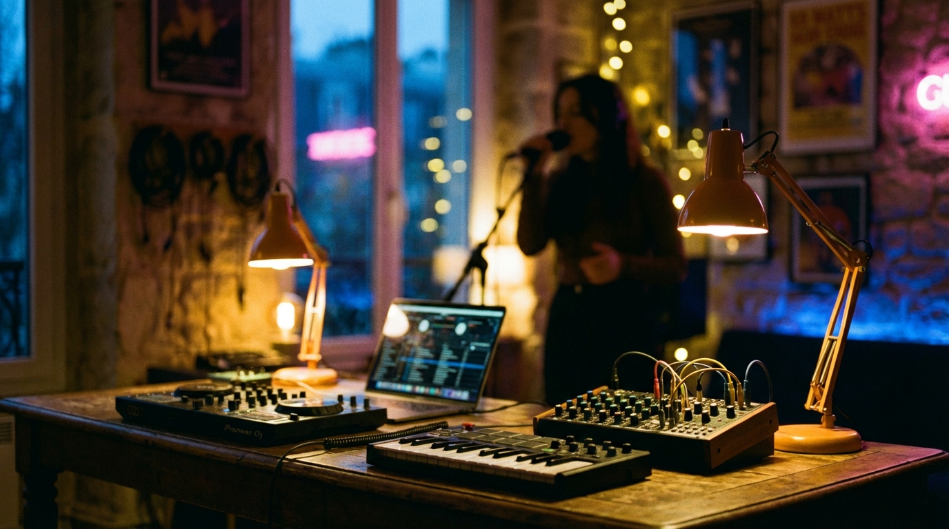 Contemporary French electronic R&B fusion scene