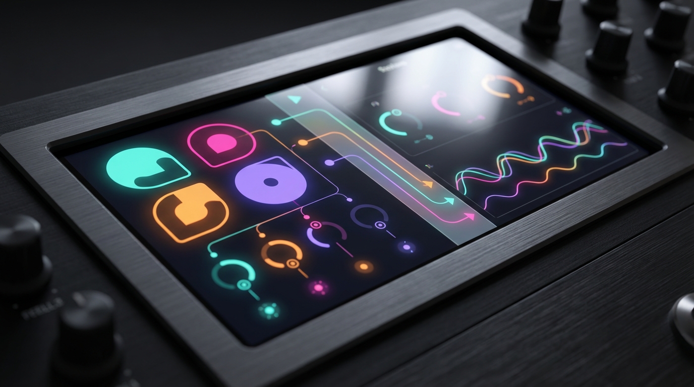 Leviasynth touchscreen UI