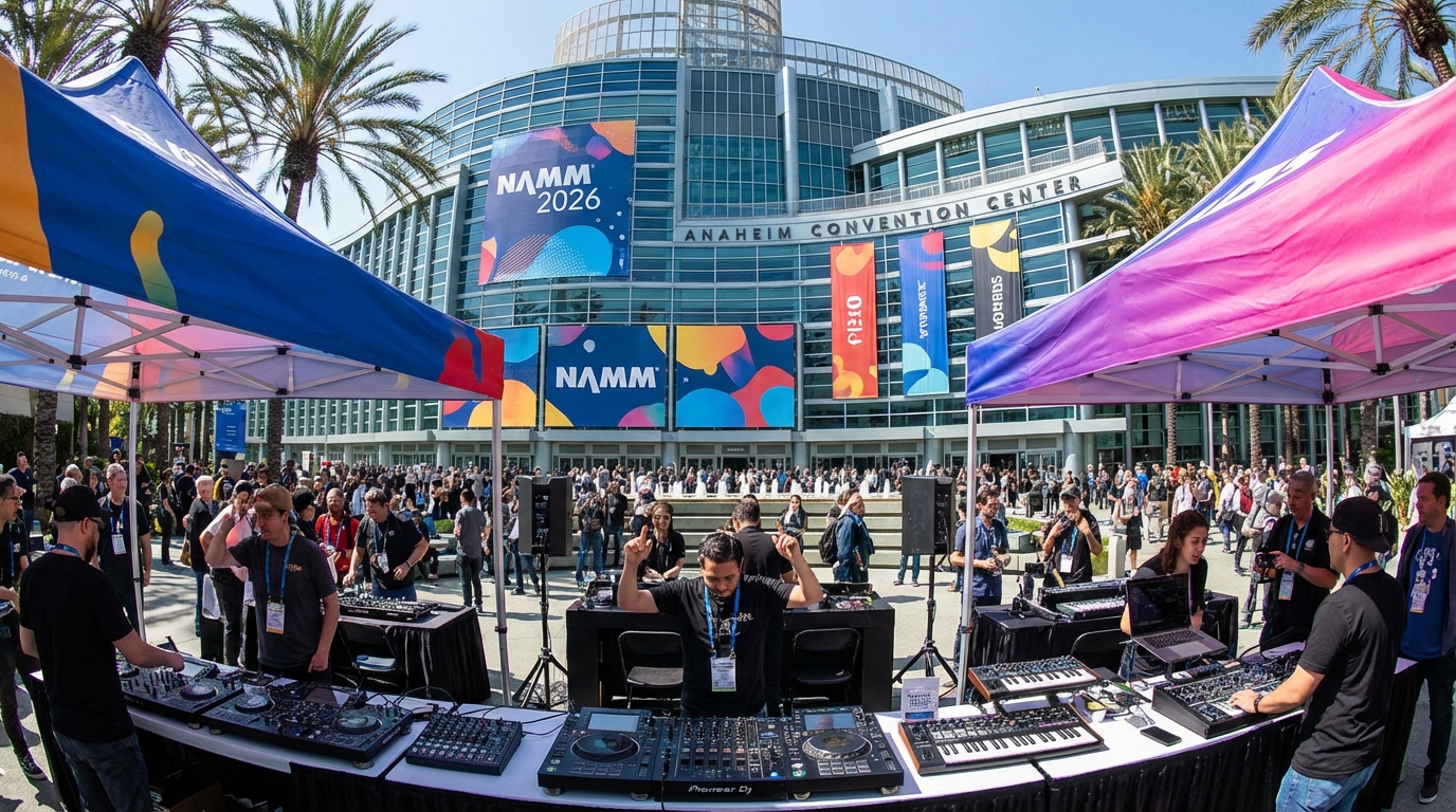 Anaheim Convention Centre Bustle during NAMM 2026