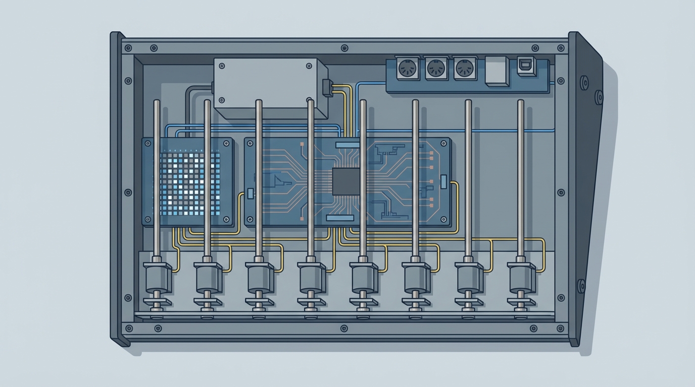KORG Phase8 internals schematic