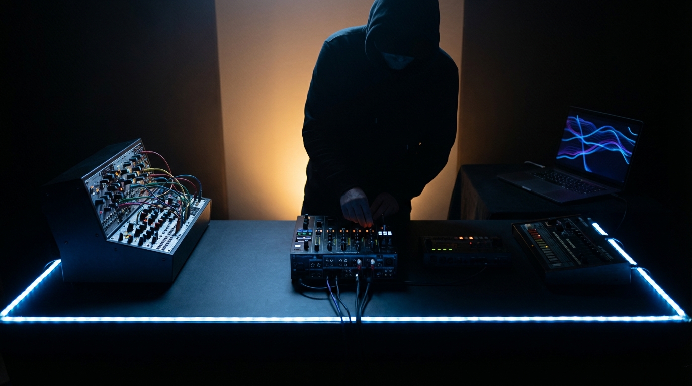 Plastikman hybrid performance setup