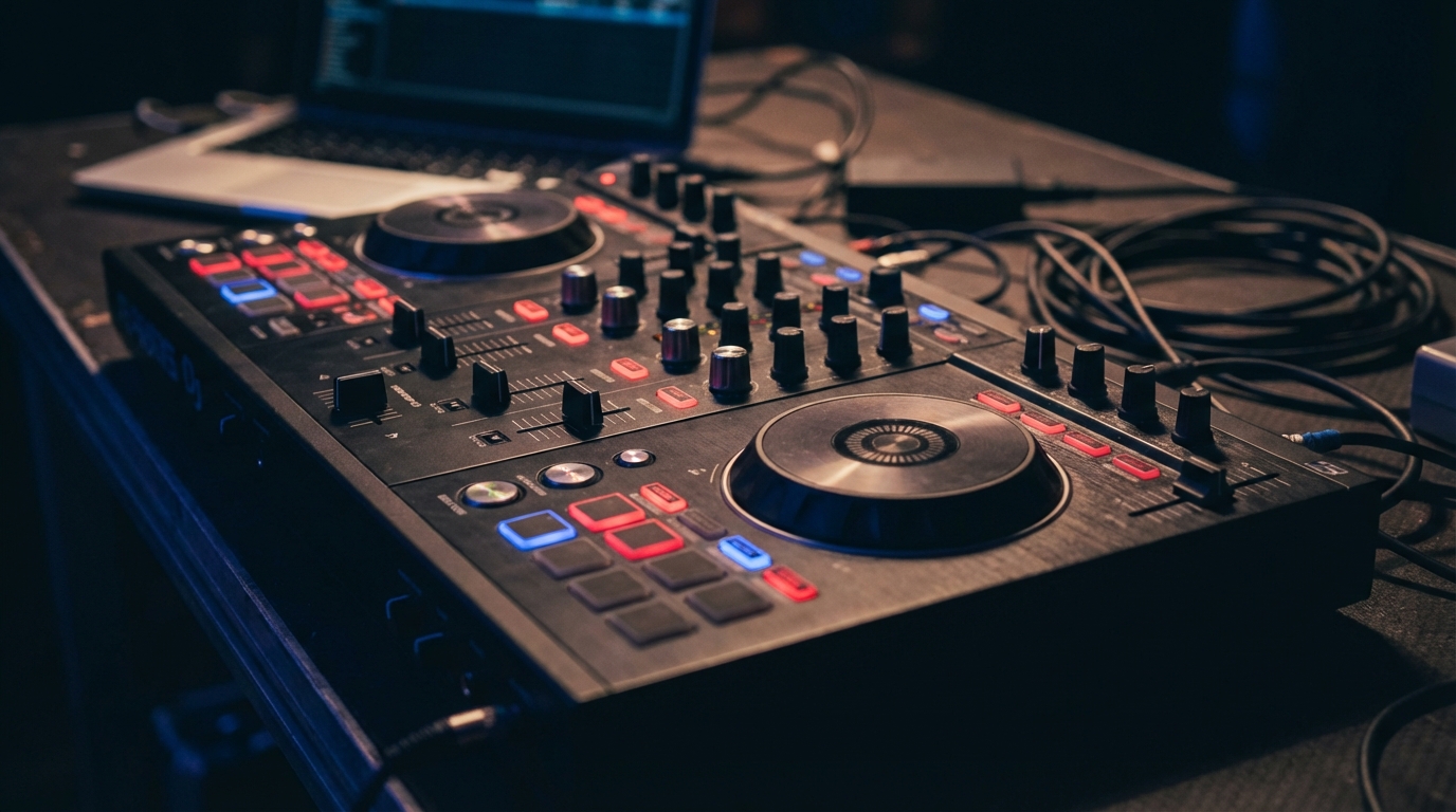 PLAYdifferently Model 1 mixer in a live setting